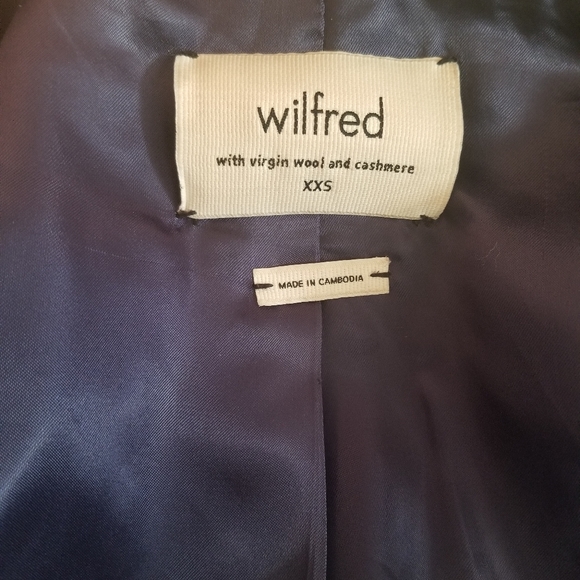 🔥SOLD🔥Aritzia Wilfred Cocoon Coat Jacket XXS - Picture 3 of 5